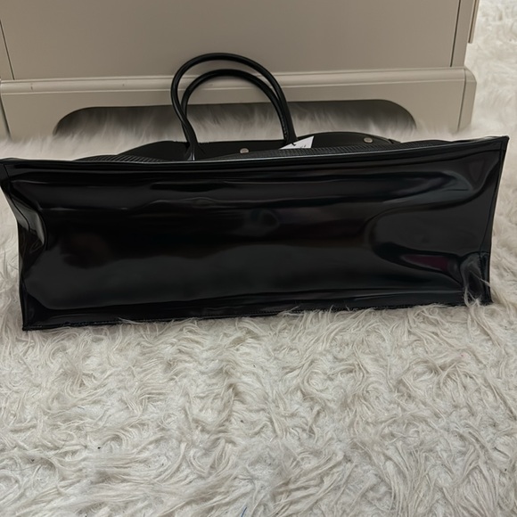 Saint Laurent Large Rive Gauche Logo Canvas Tote - Picture 4 of 9